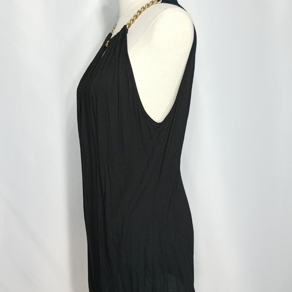 MK Elegant Black Halter Dress size L pre owned Exellent condition - Picture 12 of 13